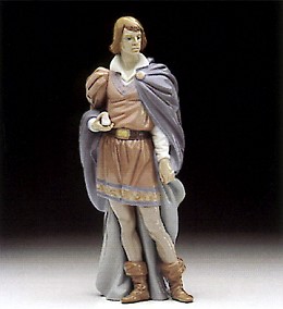 Prince Charming 1994-97 by Lladro Image is watermarked for copyright protection and is not present on the actual art work.