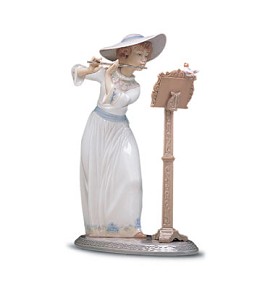 Songbird 1994-2001 by Lladro Image is watermarked for copyright protection and is not present on the actual art work.