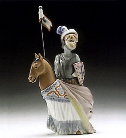 Medieval Prince 1994-96 *** by Lladro Image is watermarked for copyright protection and is not present on the actual art work.
