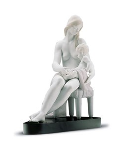 Care And Tenderness by Lladro Image is watermarked for copyright protection and is not present on the actual art work.