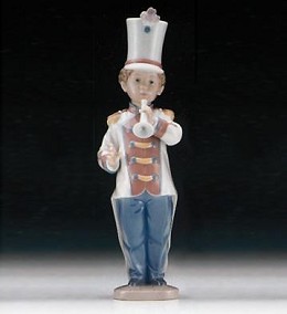 Trumpet Player 1996-98 by Lladro Image is watermarked for copyright protection and is not present on the actual art work.