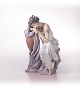 Lost In Dreams by Lladro Image is watermarked for copyright protection and is not present on the actual art work.
