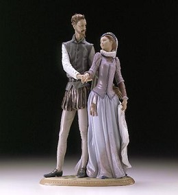 Palace Dance 1997-99 by Lladro Image is watermarked for copyright protection and is not present on the actual art work.
