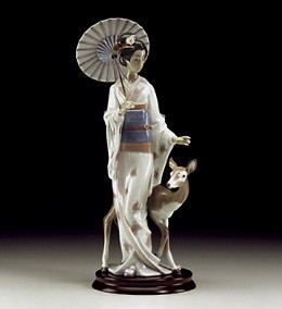 Oriental Forest 1997-01 by Lladro Image is watermarked for copyright protection and is not present on the actual art work.