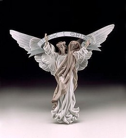 Gabriel The Archangel 1998-00 by Lladro Image is watermarked for copyright protection and is not present on the actual art work.