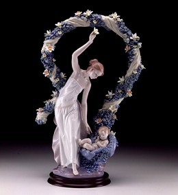 Rebirth ~ I.millennium 2000 by Lladro Image is watermarked for copyright protection and is not present on the actual art work.