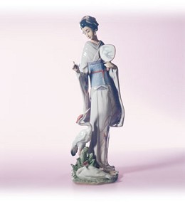 In Touch With Nature by Lladro Image is watermarked for copyright protection and is not present on the actual art work.