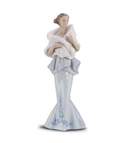 A Night Out 1999-01 by Lladro Image is watermarked for copyright protection and is not present on the actual art work.