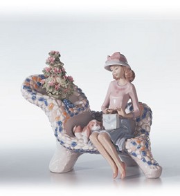 Parque Guell (gaudi Coll.) by Lladro Image is watermarked for copyright protection and is not present on the actual art work.