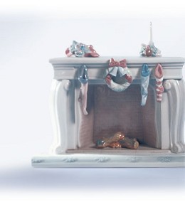 Up The Chimney He Rose by Lladro Image is watermarked for copyright protection and is not present on the actual art work.