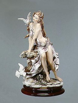 Minerva Signed By Giuseppe Armani by Giuseppe Armani Image is watermarked for copyright protection and is not present on the actual art work.