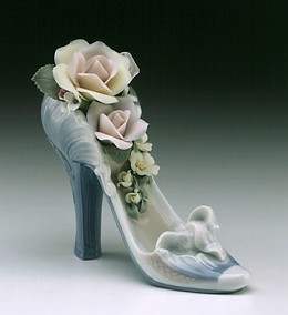 Stepping Into Spring 2001 Only by Lladro Image is watermarked for copyright protection and is not present on the actual art work.