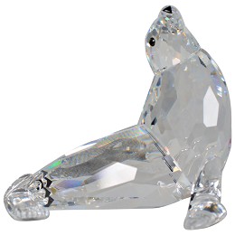 Swarovski Mother Sea Lion by Swarovski Crystal Image is watermarked for copyright protection and is not present on the actual art work.