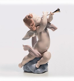 Angelic Serenade by Lladro Image is watermarked for copyright protection and is not present on the actual art work.