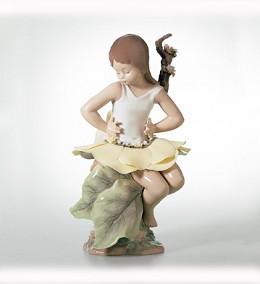 In A Magical Garden by Lladro Image is watermarked for copyright protection and is not present on the actual art work.