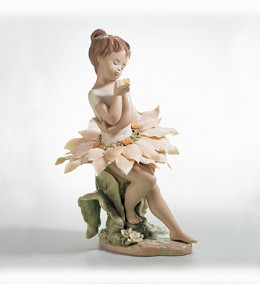 Secrets Of The Forest by Lladro Image is watermarked for copyright protection and is not present on the actual art work.