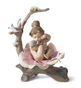 Born In Springtime by Lladro Image is watermarked for copyright protection and is not present on the actual art work.