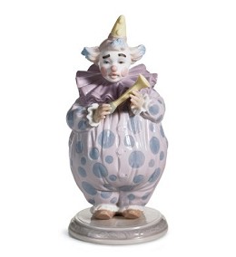 The Show Begins by Lladro Image is watermarked for copyright protection and is not present on the actual art work.