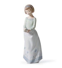 Treasures Of Childhood by Lladro Image is watermarked for copyright protection and is not present on the actual art work.