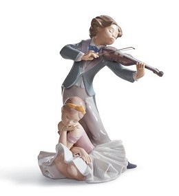 Captivating Melody by Lladro Image is watermarked for copyright protection and is not present on the actual art work.