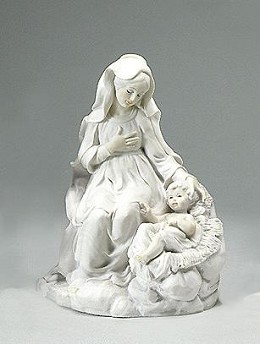 Madonna And Christ Child by Giuseppe Armani Image is watermarked for copyright protection and is not present on the actual art work.