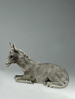 Donkey by Giuseppe Armani Image is watermarked for copyright protection and is not present on the actual art work.