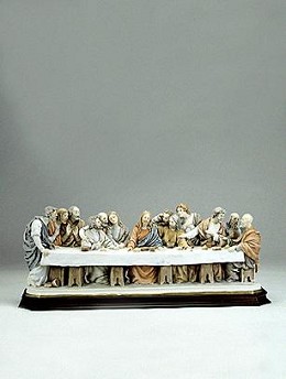 Last Supper by Giuseppe Armani Image is watermarked for copyright protection and is not present on the actual art work.