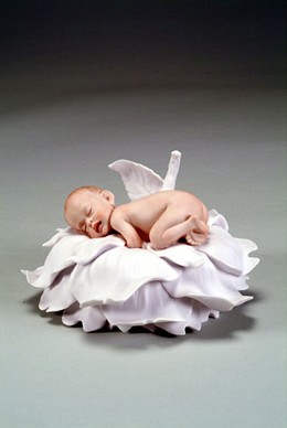 Rose Baby by Giuseppe Armani Image is watermarked for copyright protection and is not present on the actual art work.