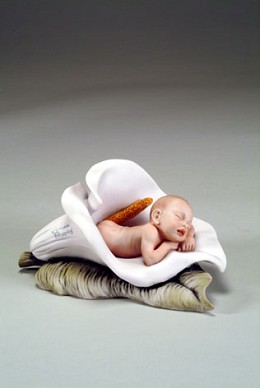 Calla Lily Baby by Giuseppe Armani Image is watermarked for copyright protection and is not present on the actual art work.