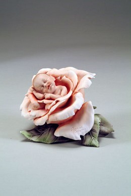 Little Rose by Giuseppe Armani Image is watermarked for copyright protection and is not present on the actual art work.