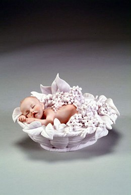 Lilac Baby by Giuseppe Armani Image is watermarked for copyright protection and is not present on the actual art work.