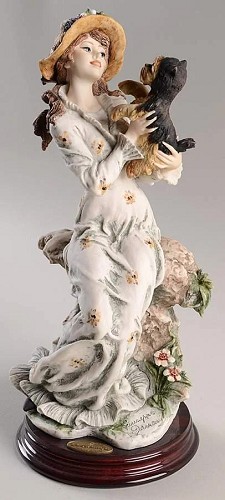 Lucia by Giuseppe Armani Image is watermarked for copyright protection and is not present on the actual art work.