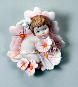 Mum's Primrose - Plaque by Giuseppe Armani Image is watermarked for copyright protection and is not present on the actual art work.