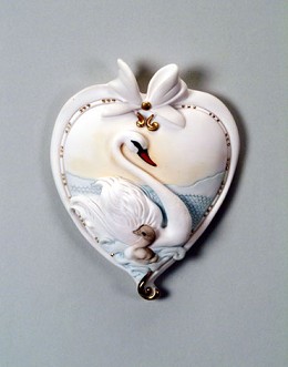 Motherhood - Plaque by Giuseppe Armani Image is watermarked for copyright protection and is not present on the actual art work.