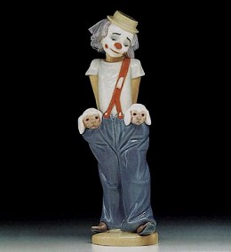 Little Pals by Lladro Image is watermarked for copyright protection and is not present on the actual art work.