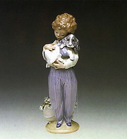 My Buddy 1989 Society Piece by Lladro Image is watermarked for copyright protection and is not present on the actual art work.
