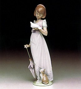 Summer Stroll by Lladro Image is watermarked for copyright protection and is not present on the actual art work.