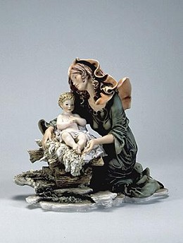 Madonna And Christ Child by Giuseppe Armani Image is watermarked for copyright protection and is not present on the actual art work.