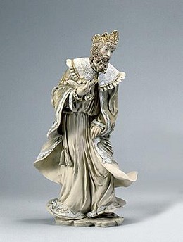 Nativity Set King (incense) by Giuseppe Armani Image is watermarked for copyright protection and is not present on the actual art work.