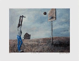 In The Beginning Signed And Numbered Limited Edition by Ernie Barnes Image is watermarked for copyright protection and is not present on the actual art work.