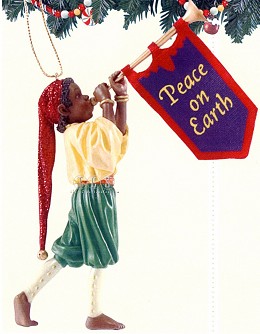 Trumpatina Ornament by Ebony Visions Image is watermarked for copyright protection and is not present on the actual art work.