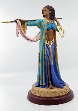 The Amazon Woman by Ebony Visions Image is watermarked for copyright protection and is not present on the actual art work.