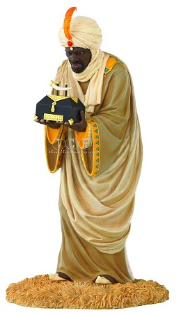The Wise Man With Gold by Ebony Visions Image is watermarked for copyright protection and is not present on the actual art work.