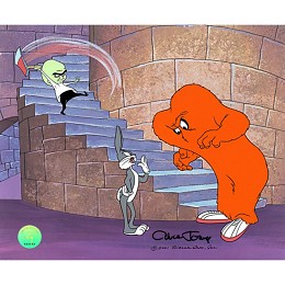 Splitting Hares by Chuck Jones Image is watermarked for copyright protection and is not present on the actual art work.