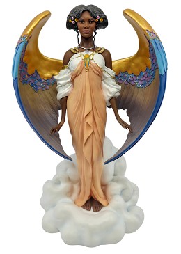 Angel Of Grace by Ebony Visions Image is watermarked for copyright protection and is not present on the actual art work.