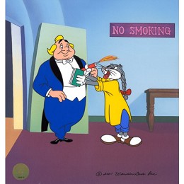 Long Haired Hare by Chuck Jones Image is watermarked for copyright protection and is not present on the actual art work.