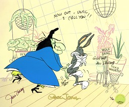 Bewitched Bunny 1954 A Golden Age Edition by Chuck Jones Image is watermarked for copyright protection and is not present on the actual art work.