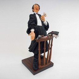 The Lawyer / L'avocat by Guillermo Forchino Image is watermarked for copyright protection and is not present on the actual art work.