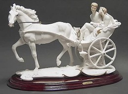 Wedding Coach by Giuseppe Armani Image is watermarked for copyright protection and is not present on the actual art work.