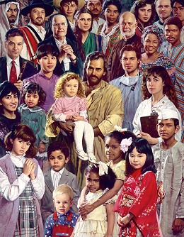 The Family Of God Studio by Nathan Greene Image is watermarked for copyright protection and is not present on the actual art work.